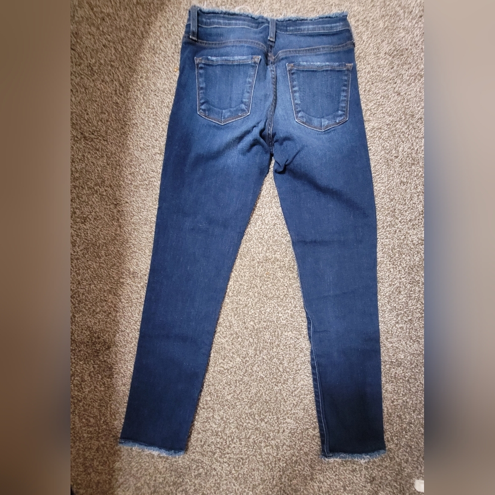 Flying Monkey Dark Blue Skinny Jeans Size 25 Inseam 25 Inches Great Cond